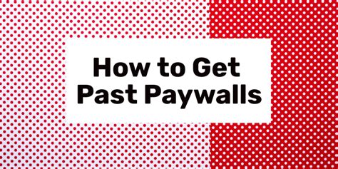 GET PAST PAYWALLS How to bypass paywalls for articles & websites in Chrome & Firefox. . How to get past chegg paywall